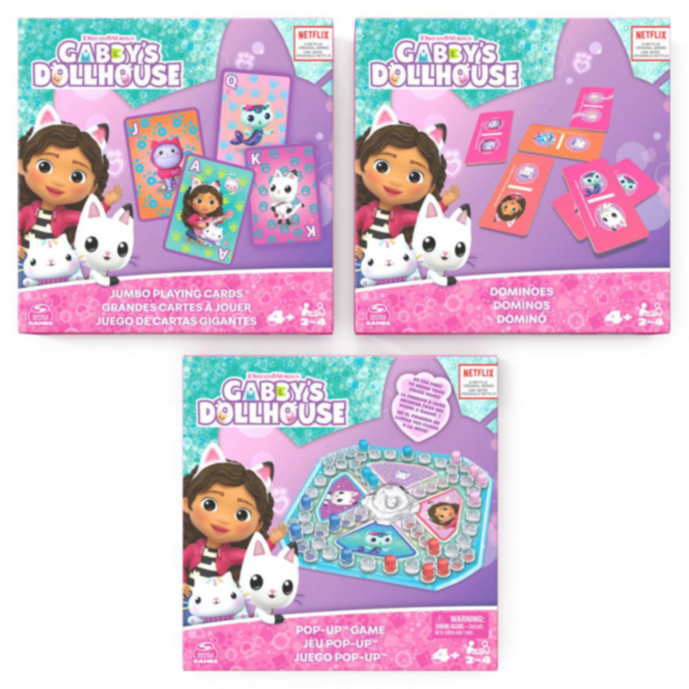 La casa de muñecas de Gabby Casa de Gabby Trio de Juegos 6066779: Juego de mesa