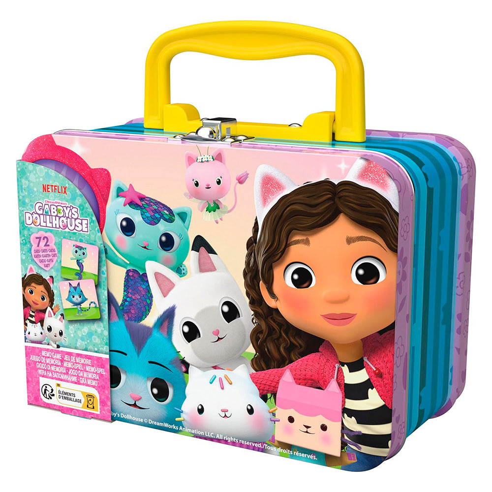 Spin Master Juego de Memoria Gabby - Lata Lonchera 6068654: Juego de mesa - Edad 3+
