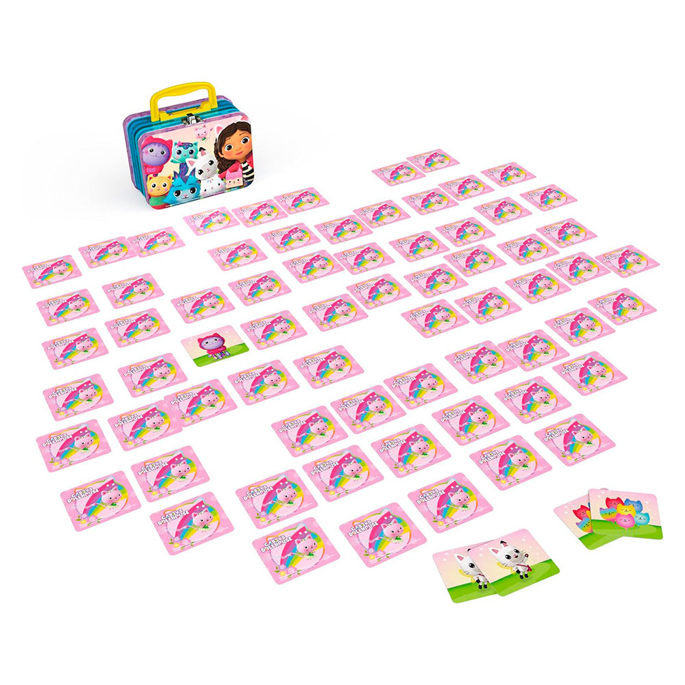 Spin Master Juego de Memoria Gabby - Lata Lonchera 6068654: Juego de mesa - Edad 3+