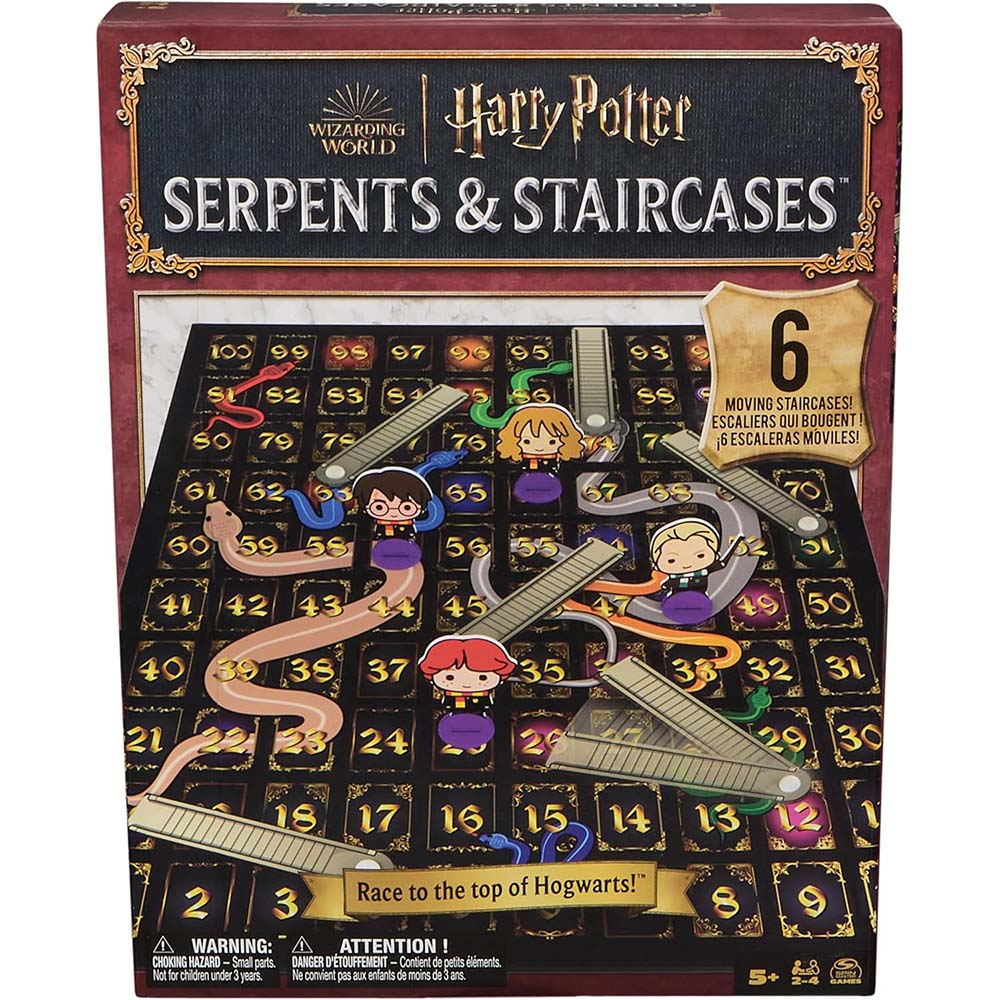 Serpents & Staircases de Wizarding World of Harry Potter 6071009, juegos de mesa