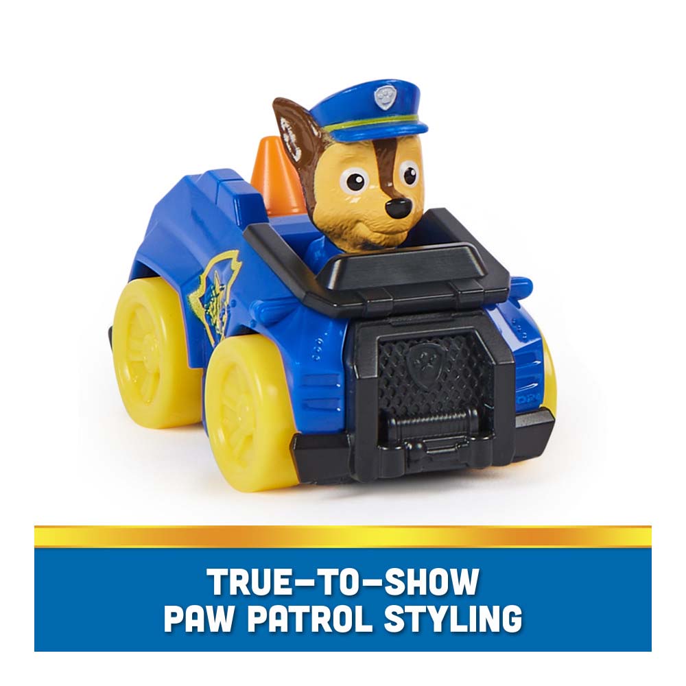 Paw Patrol Squad Racer 6 pack 6070070: Paquete de 6 vehículos - Edad 4+