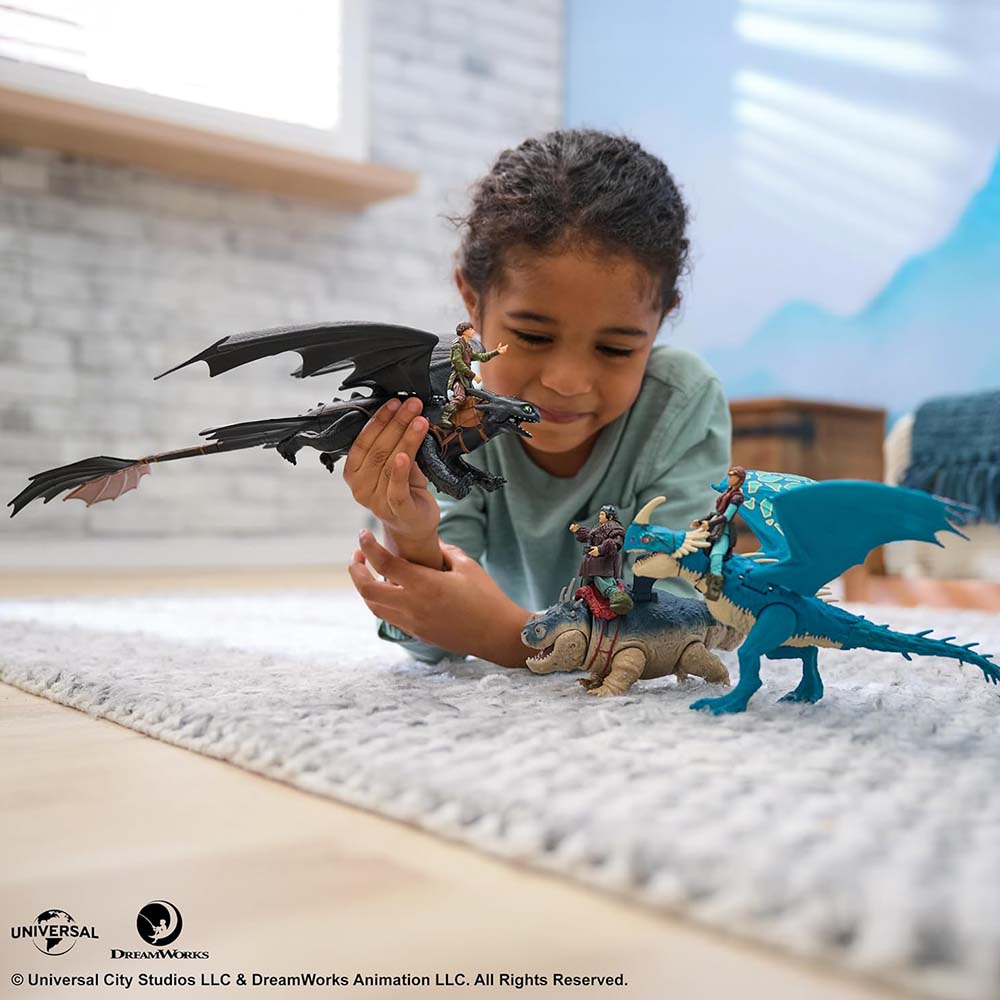 Cómo Entrenar a tu Dragón - Toothless + Hiccup 6072587, figuras de acción