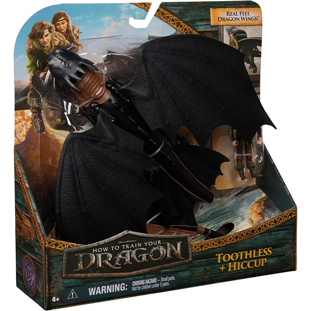 Cómo Entrenar a tu Dragón - Toothless + Hiccup 6072587, figuras de acción