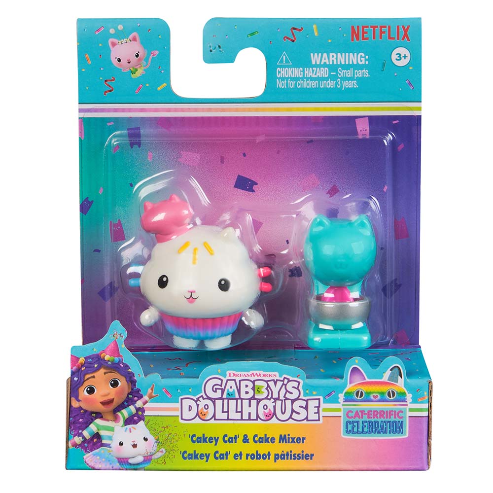 Gabby's Dollhouse Cat-Errific Celebration Cakey Cat y Cake Mixer 6071670