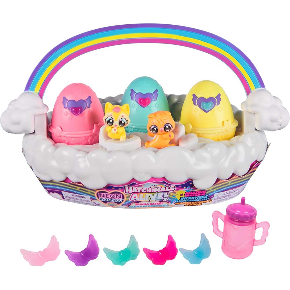 Hatchimals Canasta Neon 6072741: Coleccionable sorpresa - Edad 5+