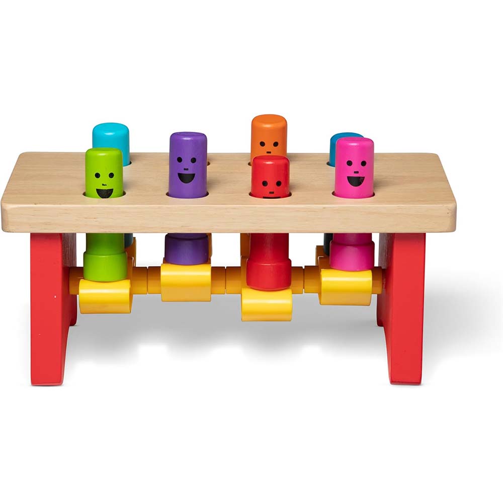 Melissa & Doug Banco Deluxe de Trabajo para Martillar con Mazo 6073084: Juguete didáctico