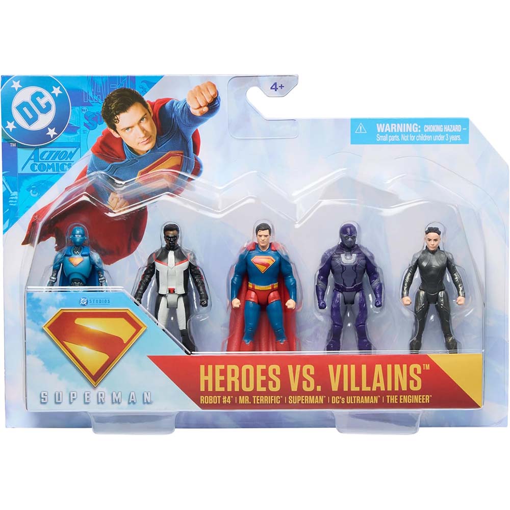 DC Comics Superman Heroes Vs Villains 3" 6073655, figuras de acción