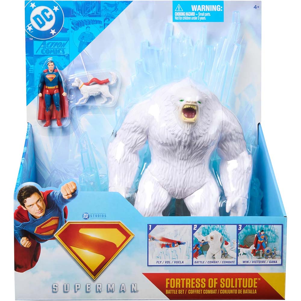 DC Comics Superman Fortress of Solitud Battle Set 6073895, figuras de acción