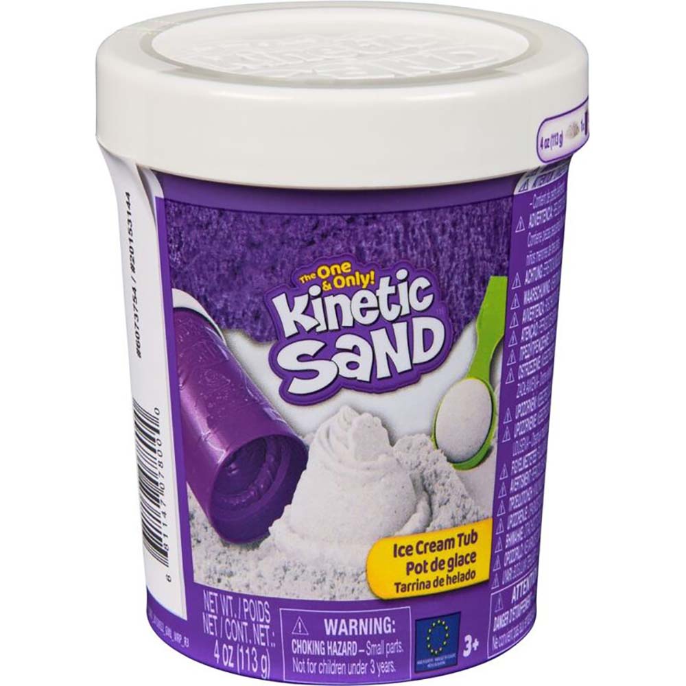Kinetic Sand Ice Cream Tub Nieve Blanca 6071551