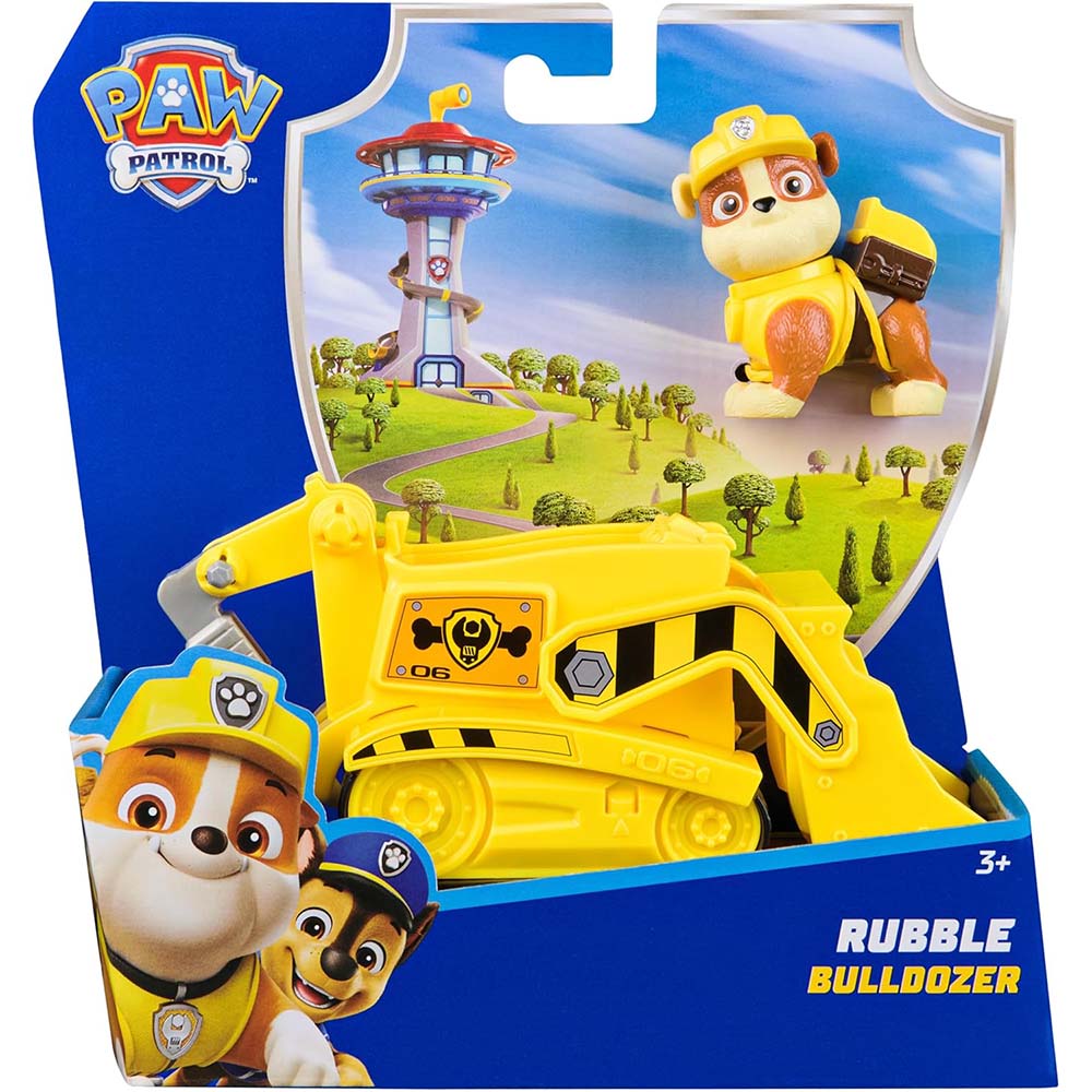 Paw Patrol Vehículo con Rubble 6071153, vehículos de juguete