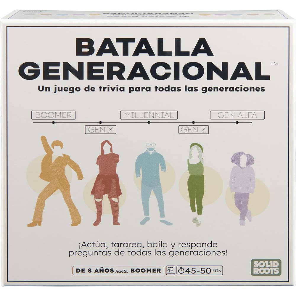 Batalla Generacional - Juego de trivia para todas las generaciones 6074221, juegos de mesa