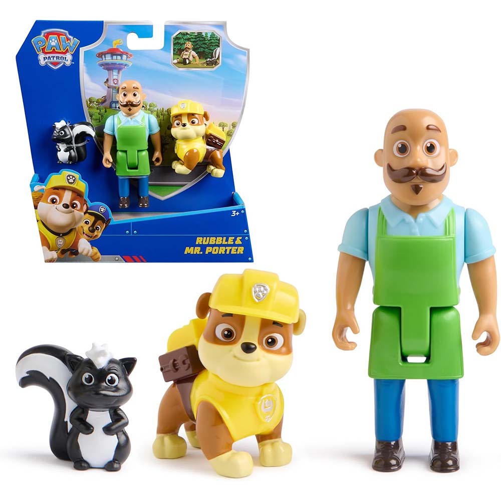 Paw Patrol Rubble & Mr Porter 6072983, figuras de colección