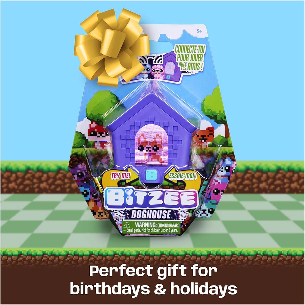 BITZEE Casa de Perros Interactiva con 15 Cachorros Digitales 6072386, juguetes interactivos