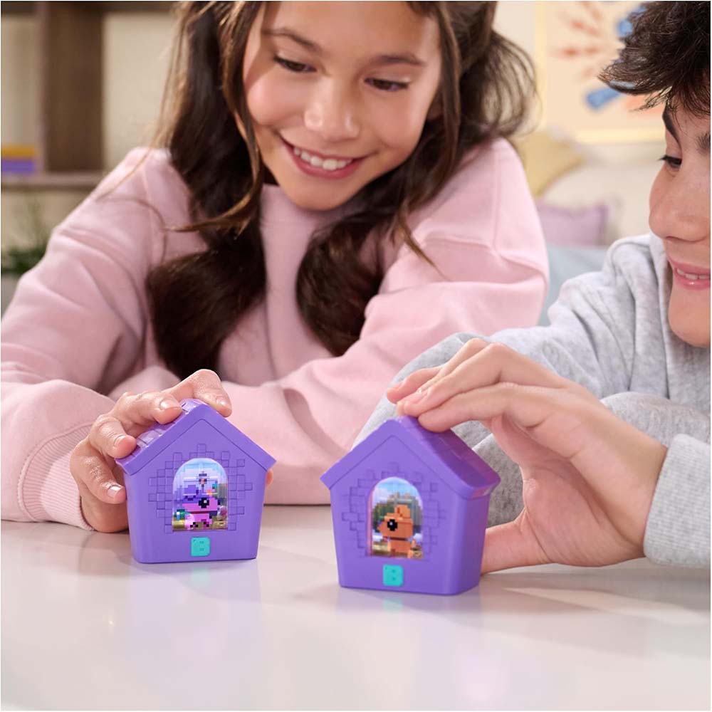 BITZEE Casa de Perros Interactiva con 15 Cachorros Digitales 6072386, juguetes interactivos