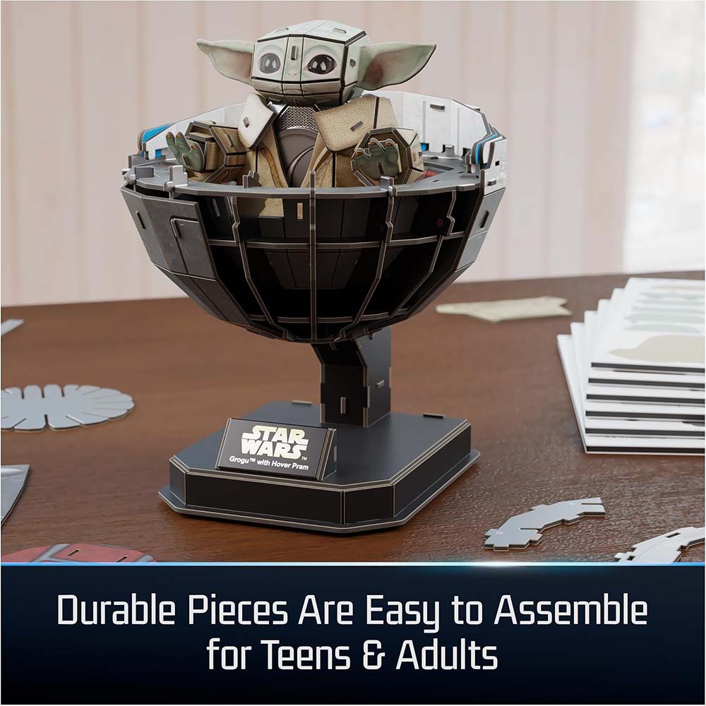 4D Build Star Wars Grogu in Carrier Model Kit 3D 6074280, rompecabezas 3d