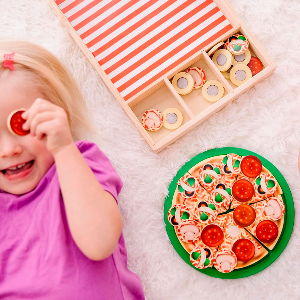 Melissa & Doug Fiesta de Pizza 6074863, sets de juego de rol