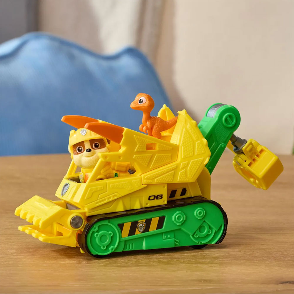 PAW Patrol Dino Movie Línea Dino Rescue - Rubble 6075800, figuras de colección