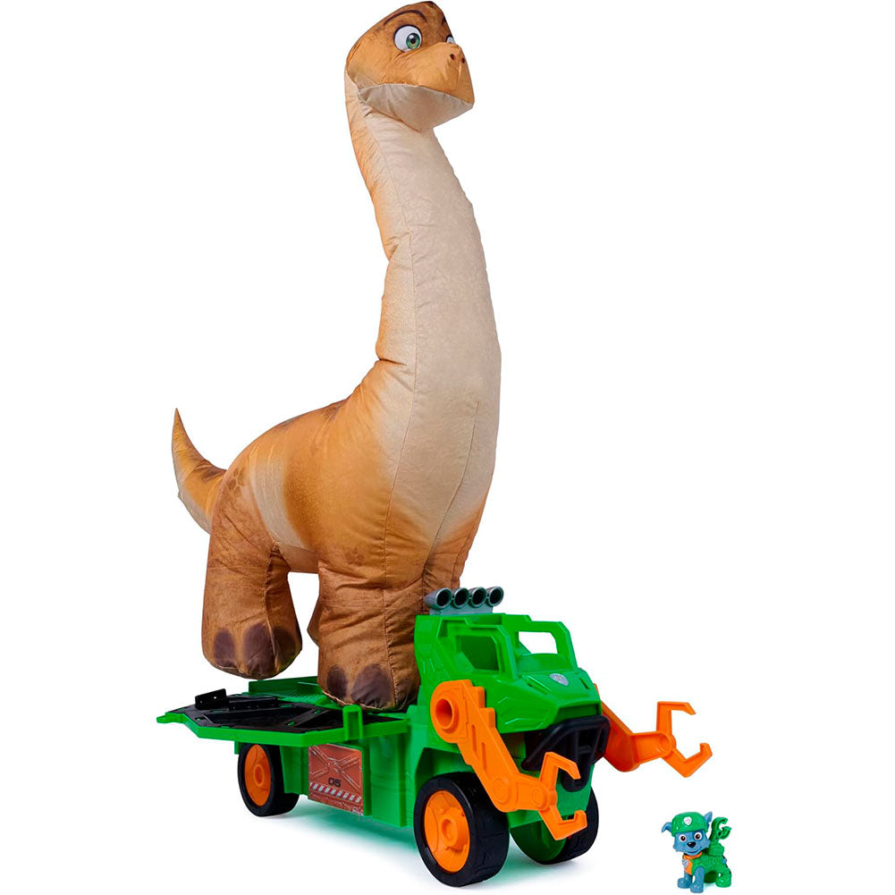 PAW Patrol Dino Movie Megasaurus Dino Vehicle con Rocky 6075939, figuras de colección
