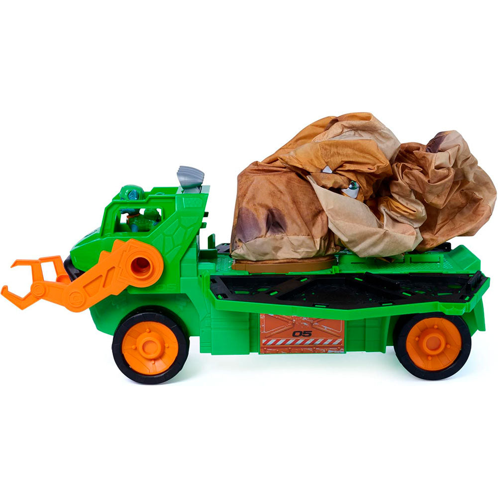 PAW Patrol Dino Movie Megasaurus Dino Vehicle con Rocky 6075939, figuras de colección