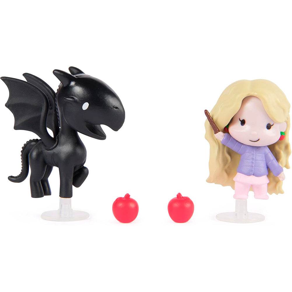 Wizarding World Harry Potter Micro Magical Moments Serie 3: Caja Sorpresa con 2 Figuras de Magos y Criaturas de 3.8 cm - Edad 6+