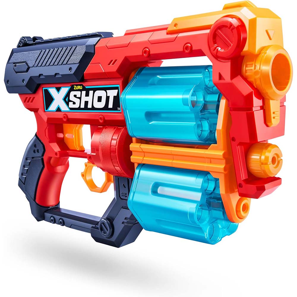 Zuru X-Shot Excel Xcess Lanzador de Dardos de Espuma Roja 36436, lanzadores de juguete