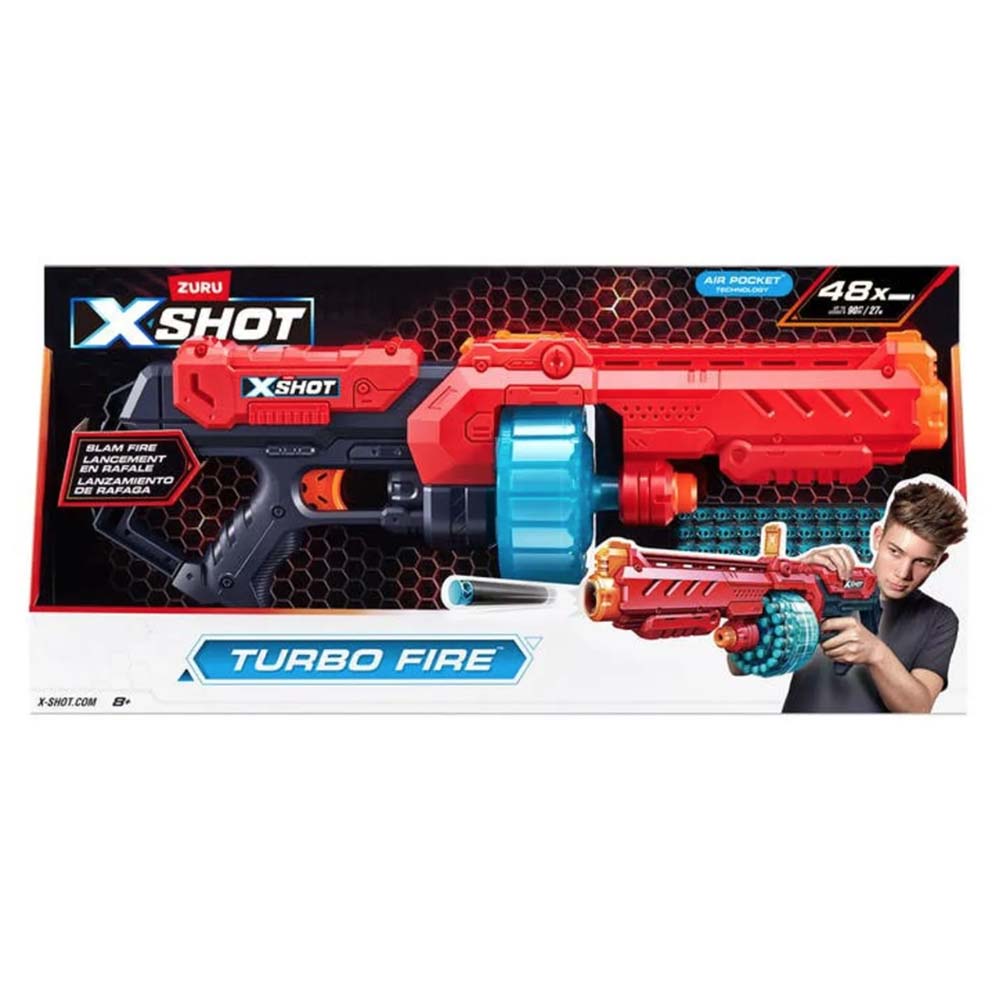 Zuru X-Shot Excel Turbo Fire 36270, lanzadores de juguete