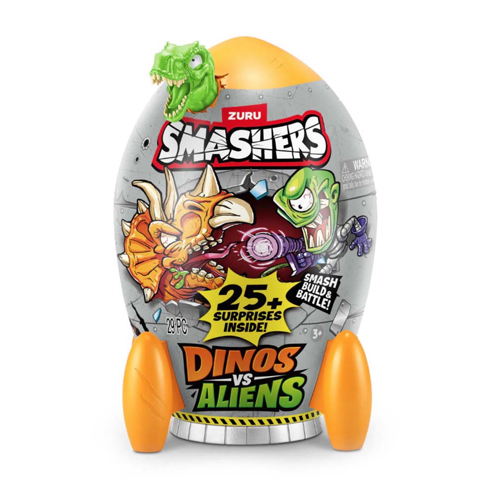 Smashers Dinos Vs Aliens Rocket Verde, coleccionables sorpresa