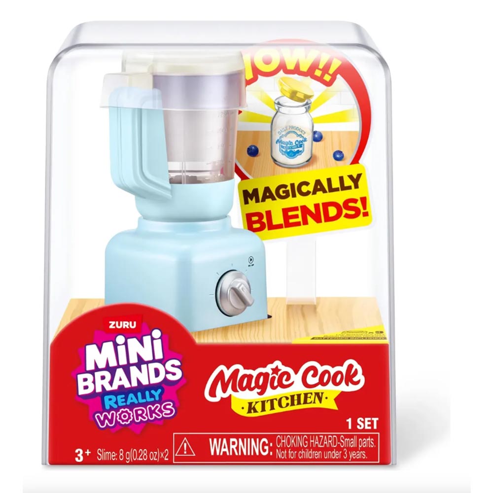 S001 Mini Brands Magic Cook Kitchen Series 1 Licuadora Azul 77789UQ1, coleccionables sorpresa
