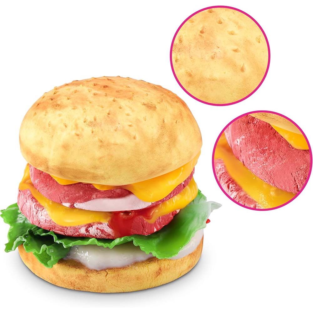 ZURU Slime Mart Kit de Hamburguesa – Set de Slime para Crear Comidas en Miniatura, masas y slime