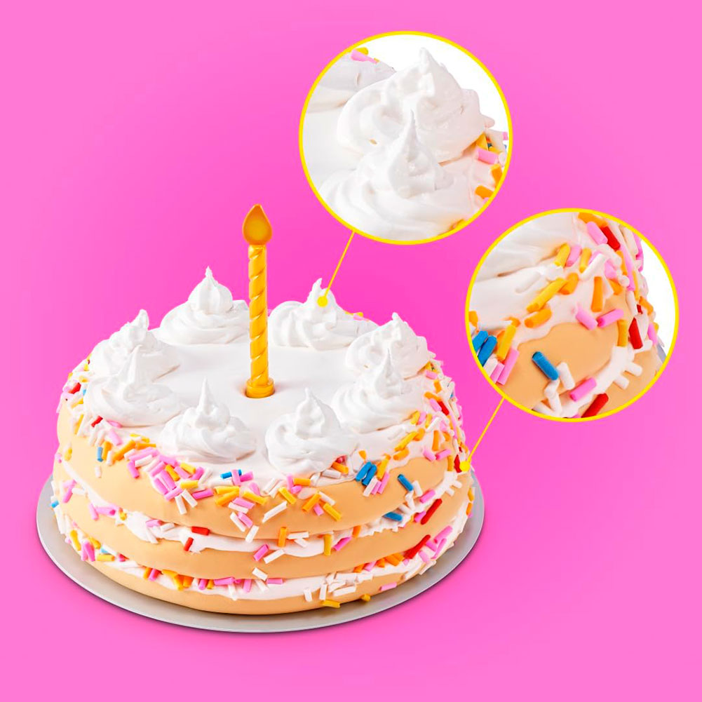 Slime Mart Serie 2 – Bolsa Pequeña de la Compra - Pastel de cumpleaños, masas y slime