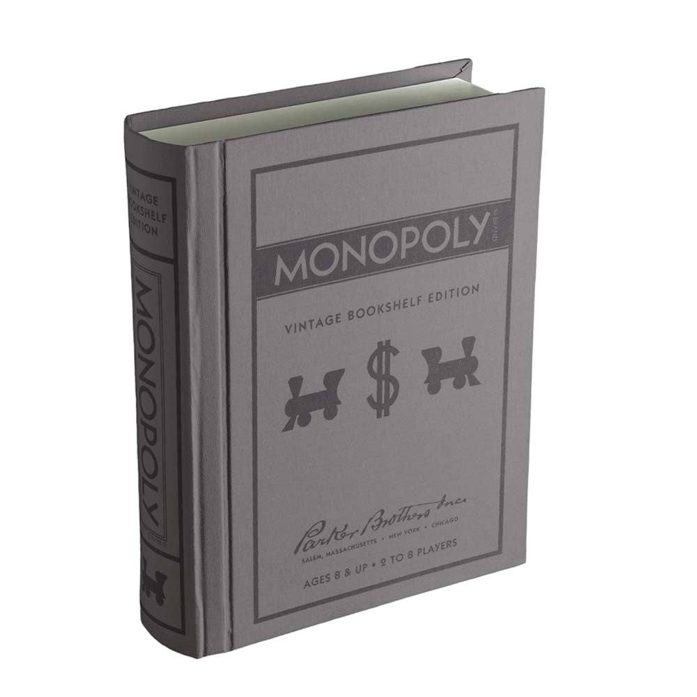 WS Game Company Monopoly Vintage Bookshelf Edition 21410: Juego de mesa