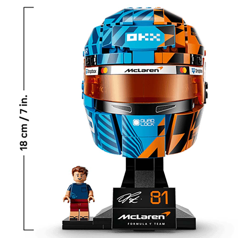 LEGO Editions Scuderia McLaren: Casco de Oscar Piastri 43017, sets de construcción