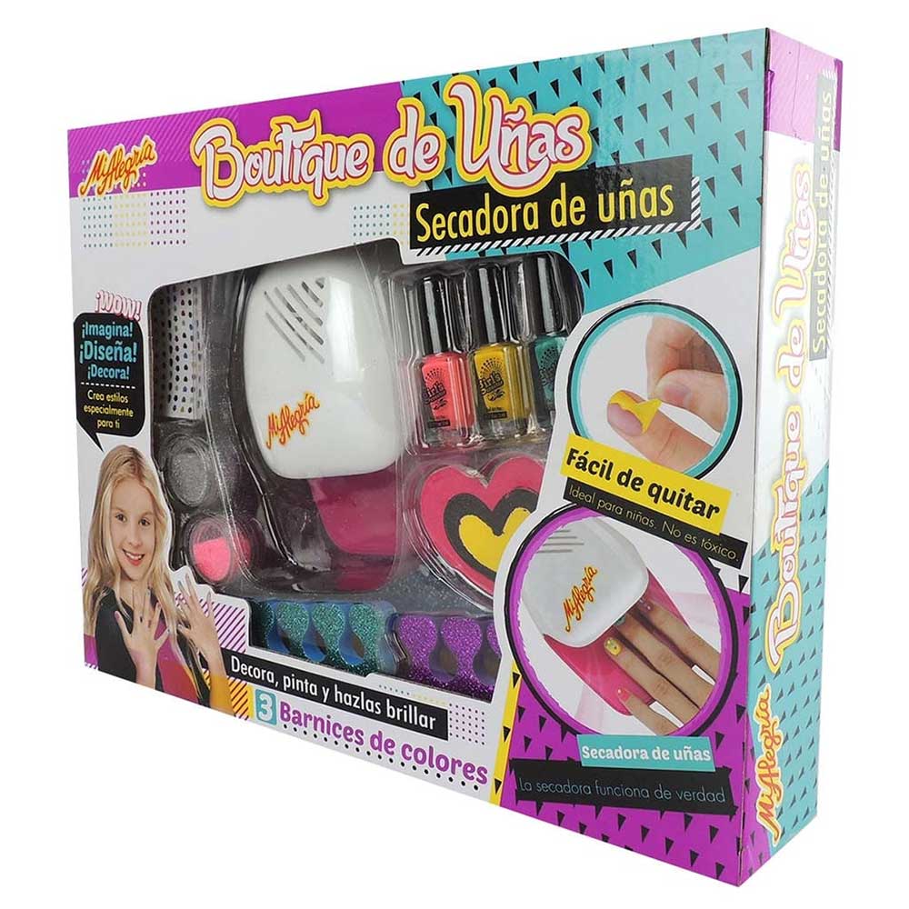 Mi Alegría Boutique De Uñas Secadora De Uñas De Mi Alegría 1870: Kit de manualidades