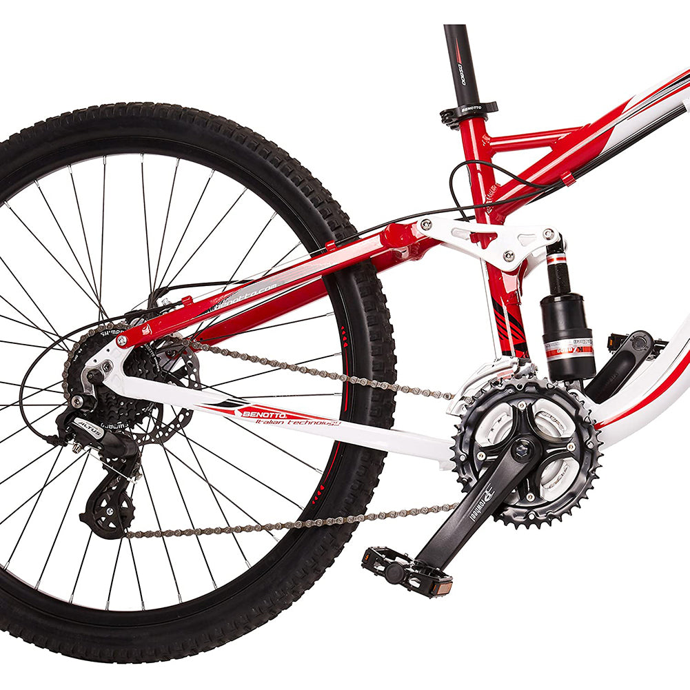 Bicicleta Montaña R29 21V Aluminio Shimano Doble Suspensión-Rojo