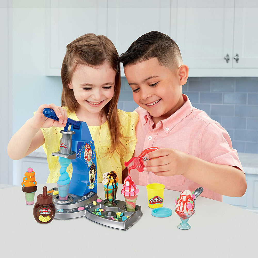 Play-Doh Juego De Helados E6688: Set de masa moldeable - Edad 3+