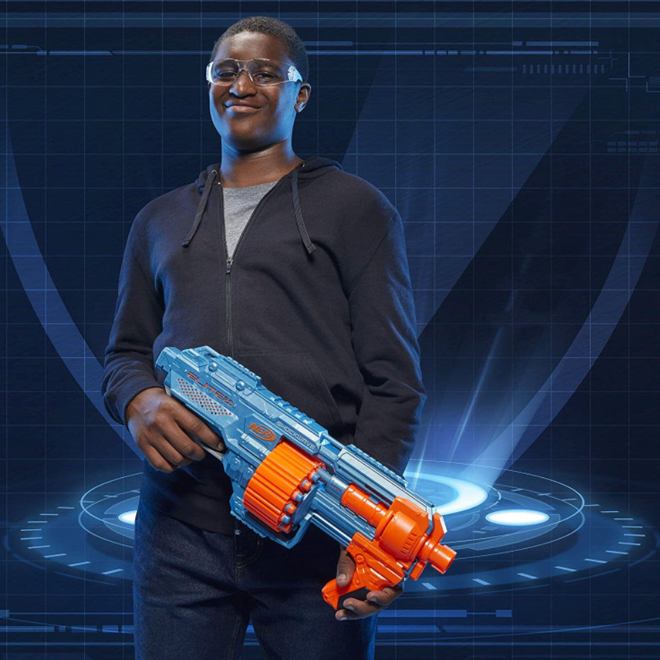 Lanzador Nerf Elite 2.0 Shockwave RD-15 E9527 - Edad 8+