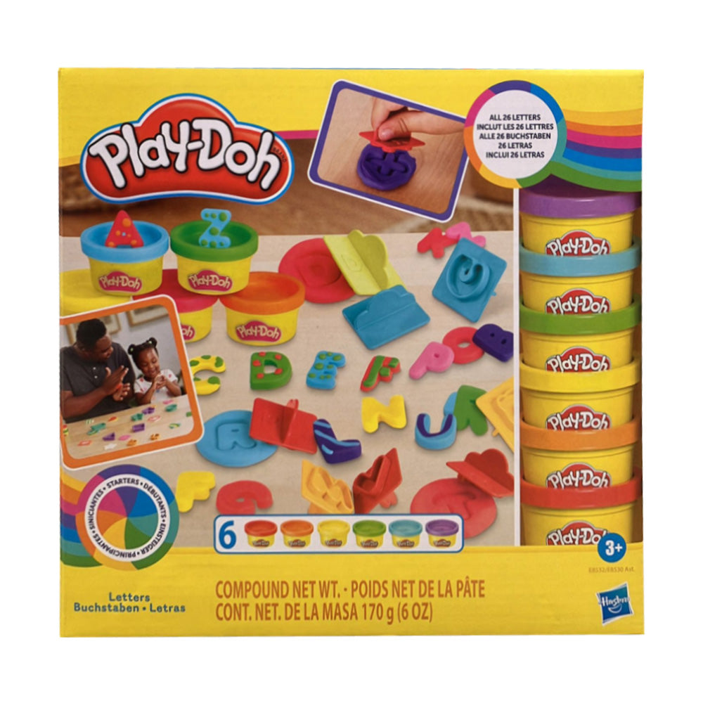Play-Doh Fundamentals Letras (2023) E8532: Set de masa moldeable - Edad 3+