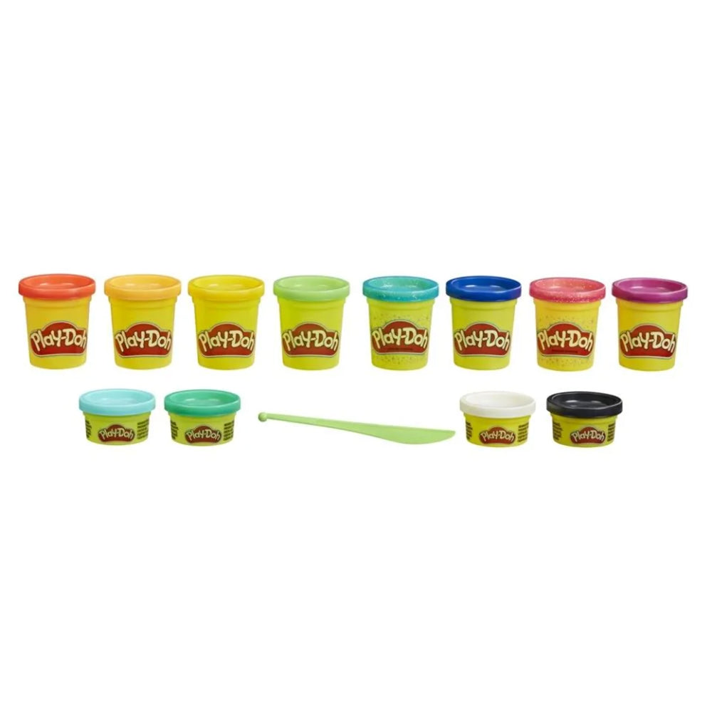 Play Doh Bright Delights Multicolor Pack F1989: Set de masa moldeable - Edad 3+