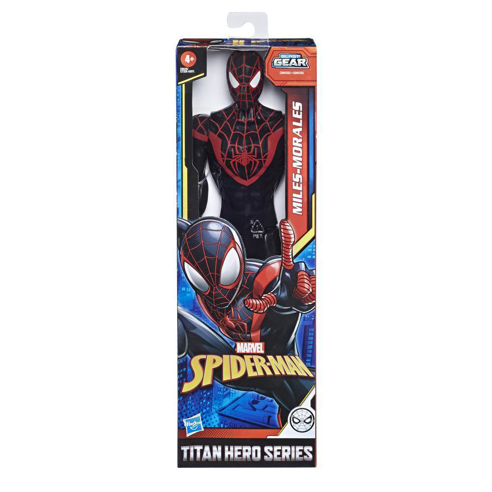 Marvel Spider-Man Titan Miles Morales E8525: Figura de acción - Edad 4+