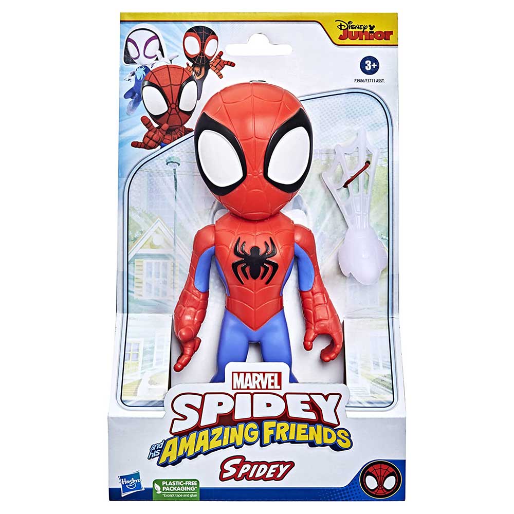 Marvel Spidey and His Amazing Friends Mega Spidey Figura de Acción Gigante F3986 - Edad 3+