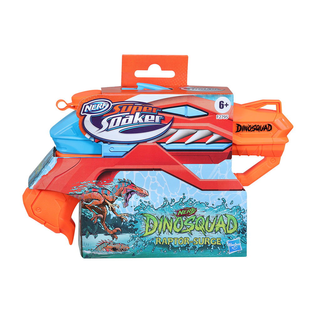 Nerf Super Soaker Dinosquad - RAPTOR-SURGE F2795: Lanzador de agua - Edad 8+