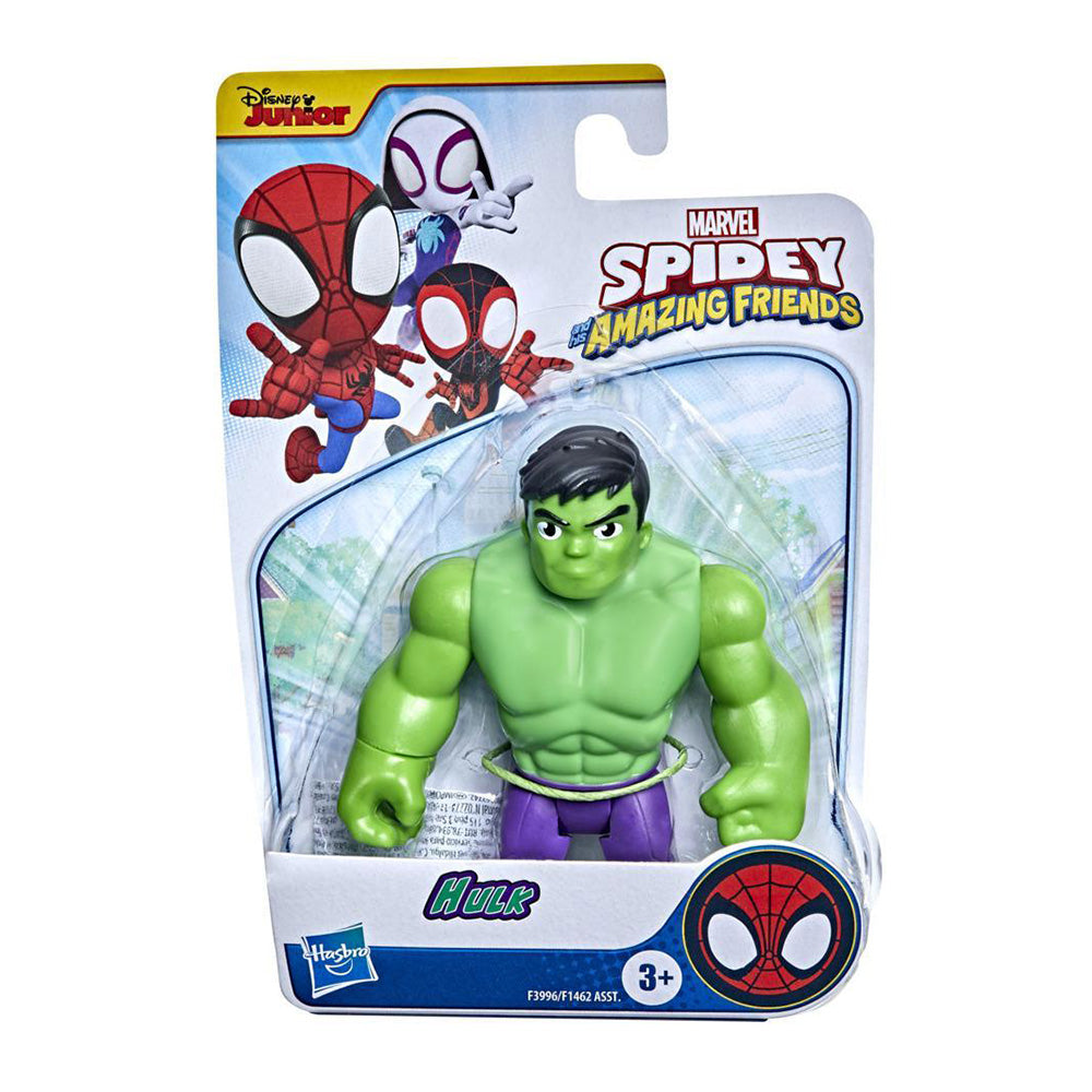 Marvel Spidey Amazing Friends - Hulk F3996: Figura de acción - Edad 3+