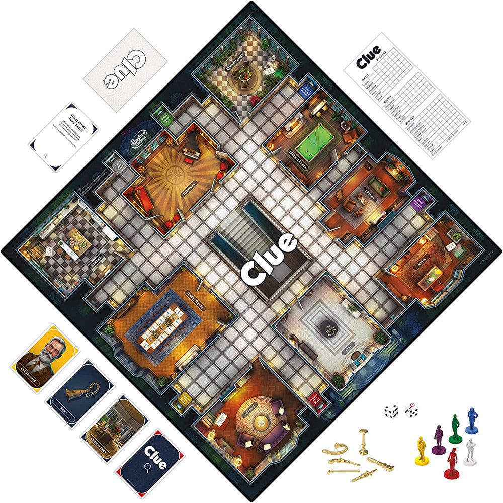 Clue Classic Refresh F6420: Juego de mesa - Edad 8+