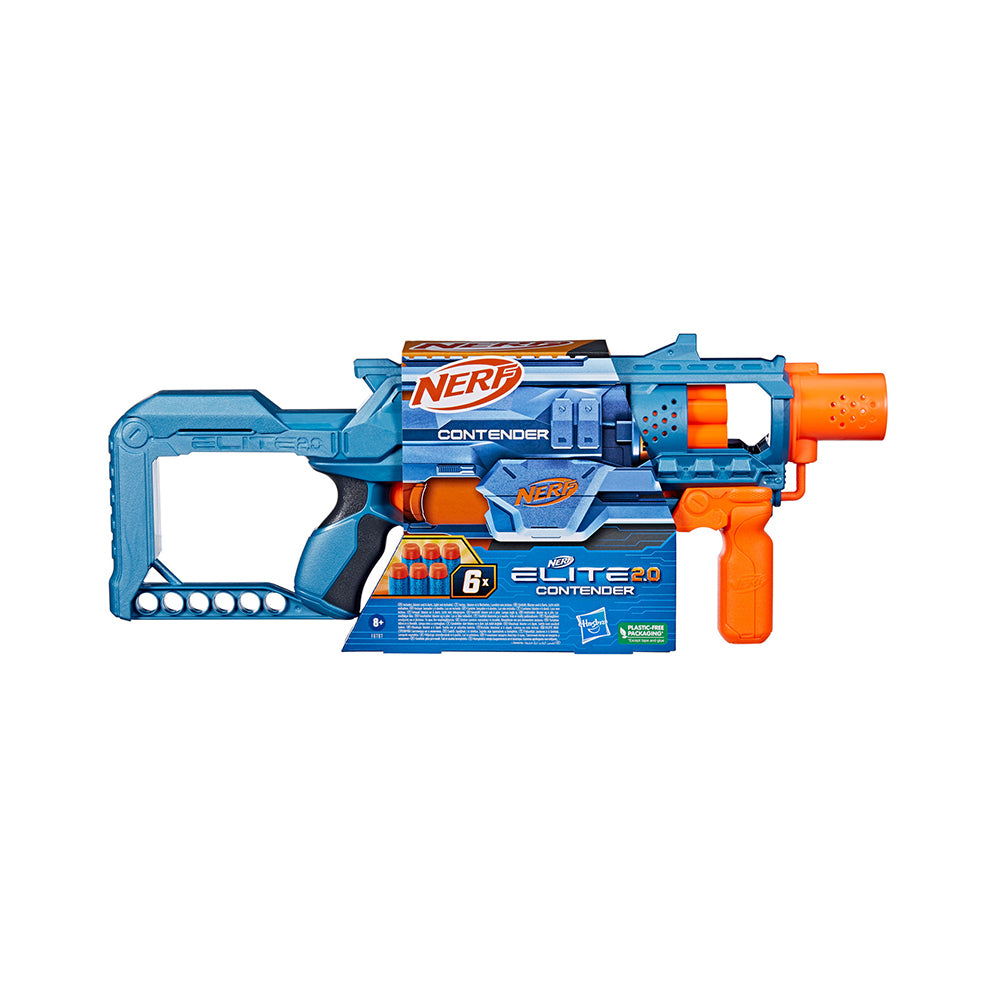 Nerf Elite 2.0 Contender F6787: Lanzador de juguete - Edad 8+