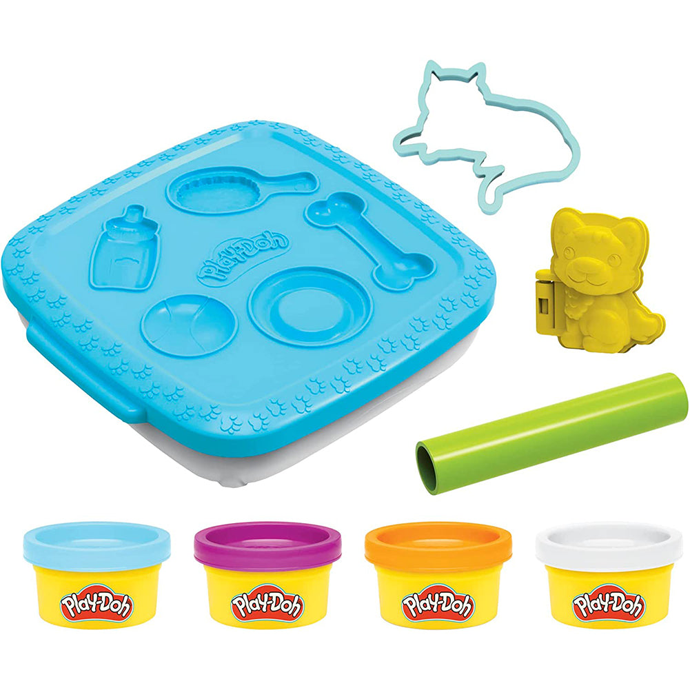 Play Doh Set de Juego Mascotas F6914: Set de masa moldeable - Edad 3+