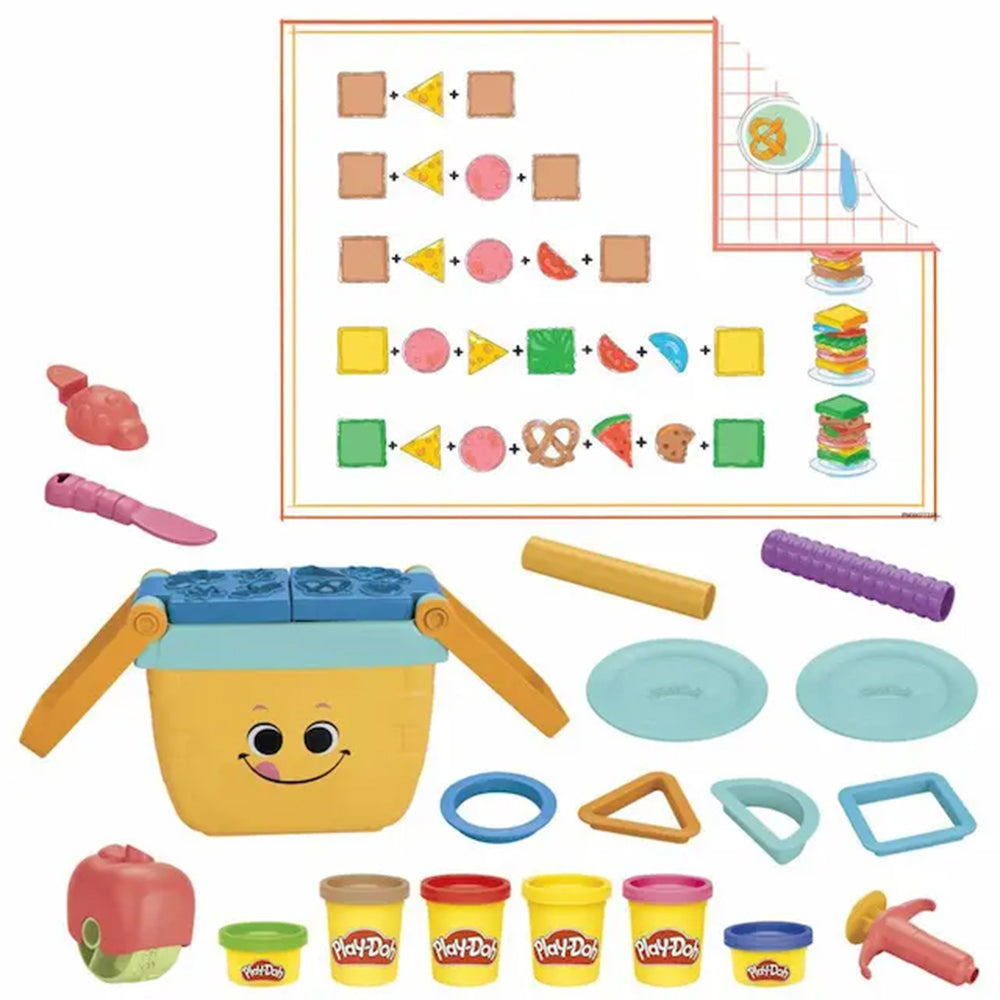Play Doh Primeras Creaciones Para El Picnic F6916: Set de masa moldeable - Edad 3+