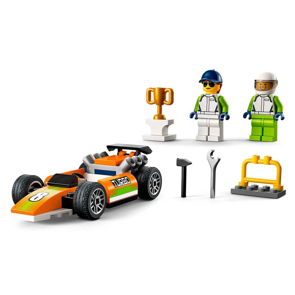 LEGO 60322 City Coche de Carreras de Juguete de Estilo F1