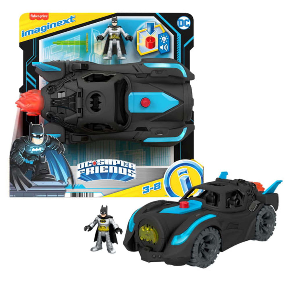 Fisher-Price Imaginext Dcsf Batim Vil Bat-Tech Deluxe Con Luces Y Sonido HGX96 - Edad 3+