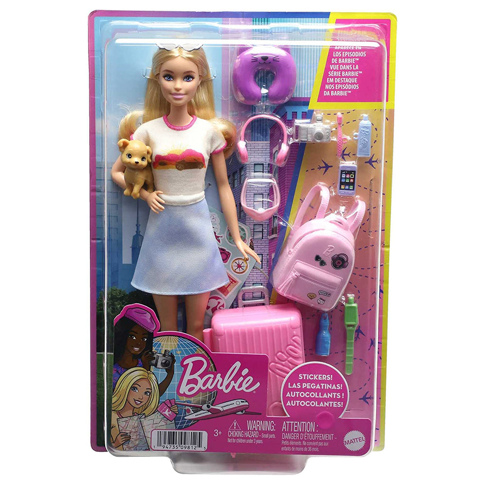 Barbie Viajera HJY18: Muñeca - Edad 3+
