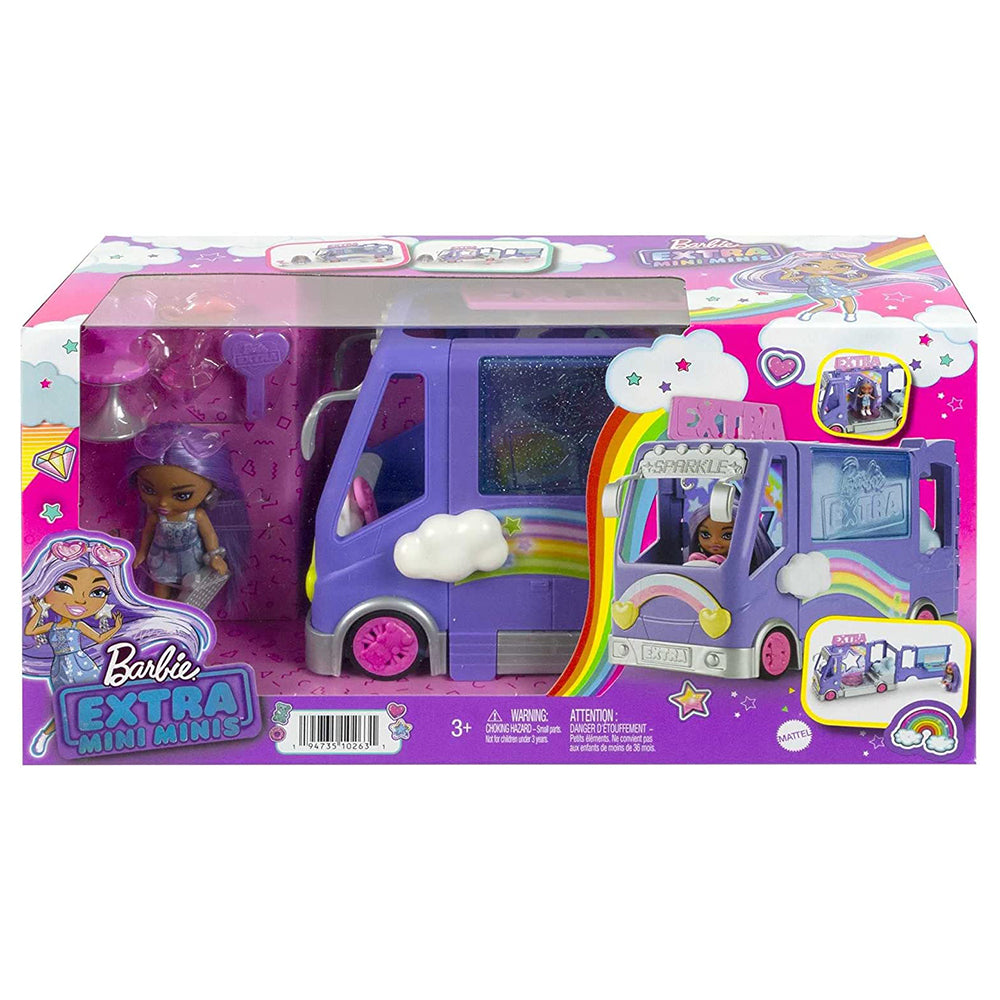 Barbie Extra Minis Camión Turístico HKF84: Muñeca - Edad 3+